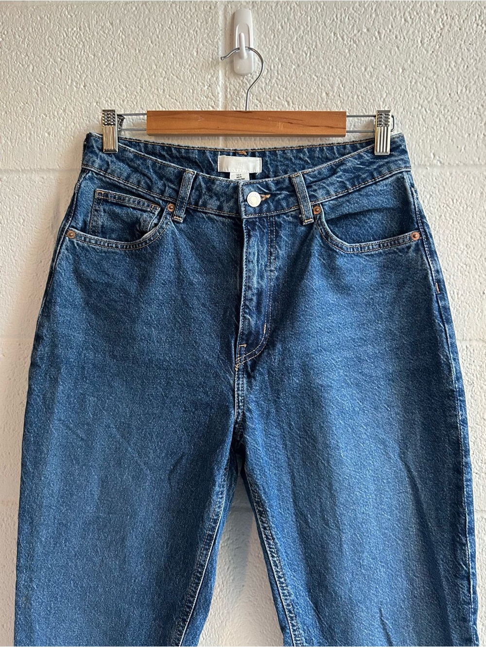 H&M Dark Blue Mom Jeans